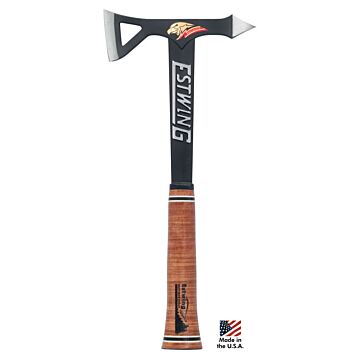 ESTWING® Solid America Steel Hand Sharpened Edge Leather Grip Tomahawk Axe