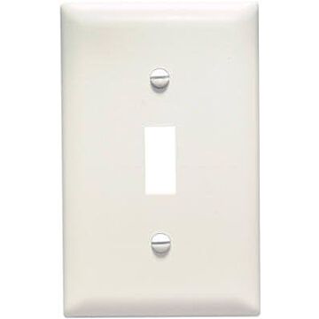 Pass & Seymour TradeMaster® 1-Gang Nylon Wall Plate, 1 Toggle Switch Opening, 10-Pack, Light Almond