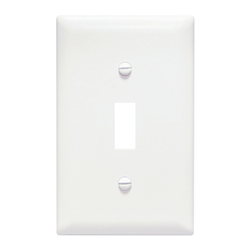 Pass & Seymour TradeMaster® 1-Gang Nylon Wall Plate (White)