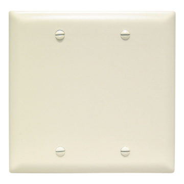 Pass & Seymour TradeMaster® 2-Gang Nylon Wall Plate (Light Almond)