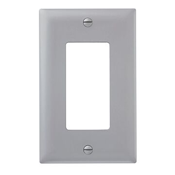 Pass & Seymour TradeMaster® 1-Gang 1 Decorator Opening Nylon Wall Plate (Gray)