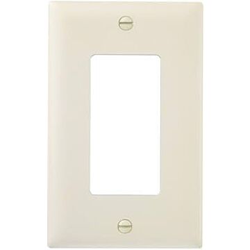 Pass & Seymour TradeMaster® 1-Gang Nylon Wall Plate, 1 Decorator Opening, 10-Pack, Light Almond
