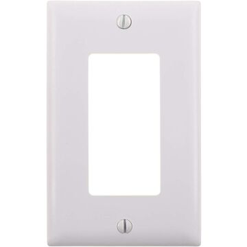 Pass & Seymour TradeMaster® 1-Gang Nylon Wall Plate, 1 Decorator Opening, Contractor 10-Pack, White