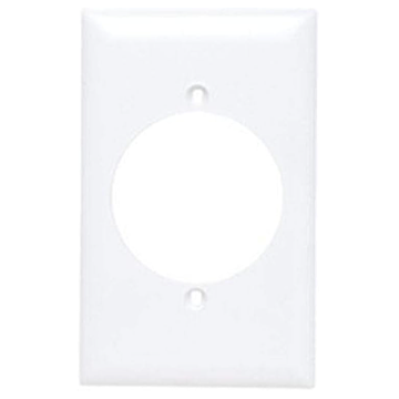 Pass & Seymour TradeMaster® Nylon Wall Plate, 2.156-in Power Outlet Receptacle Opening - White