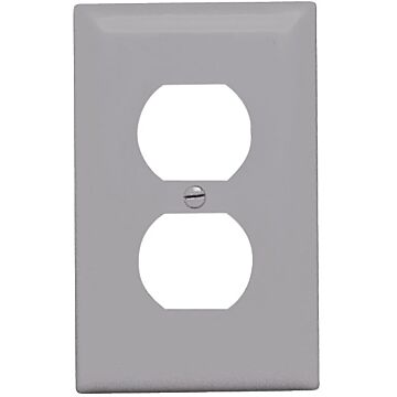 Pass & Seymour TradeMaster® 1-Gang Duplex Opening Nylon Wall Plate (Gray)