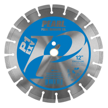 Pearl Abrasives P1 EXV™ Segmented Blades for Concrete and Masonry 12" x .125 x 1", 20mm EXV1212XL
