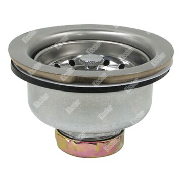 Kissler SS Chrome Plated Universal Fit Sink Basket Strainer Assembly