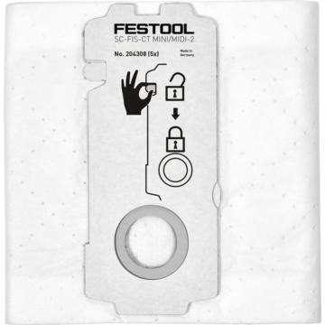 Festool SELFCLEAN Filter Bag SC-FIS-CT MINI/MIDI-2/5/CT15