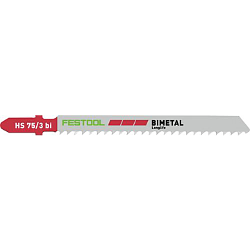 Festool Jigsaw blade HS 75/3 BI/5 PLASTICS SOLID MATERIAL