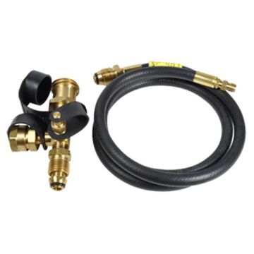 MR. HEATER 5 ft Solid Brass Stay A While Propane Hose Assembly Kit