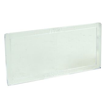 Best Welds® 2 x 4-1/4 in Polycarbonate Clear Rectangular Impact Resistant Magnifier Plate