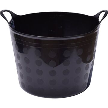 Tuff Stuff 4.2 Gal. Black Plastic Flex Tub