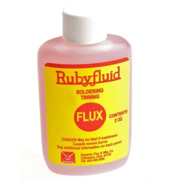Forney 2 oz Red Liquid Water Soluble Soldering Flux