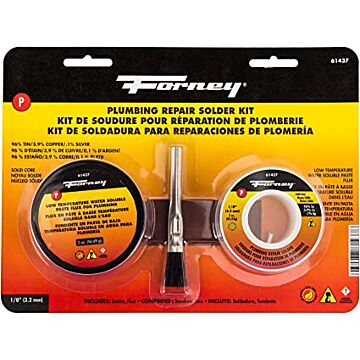 Forney 1/8 in Blue Paste Lead Free Solid Core Plumbing Repair Solder Kit