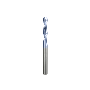 Freud Tools 1/4" x 1-1/8" Up Cut Spiral Ball Nose