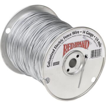Red Brand Steel Electric Fence Wire - 14 ga x 1/4 mile