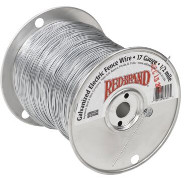 Red Brand Steel Electric Fence Wire - 17 ga x 1/4 mile