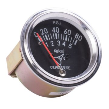 SMA Tisco 2 in Hole Size 0 - 80 psi Universal Oil Pressure Gauge