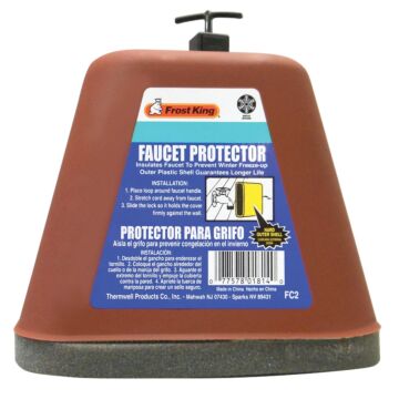 Frost King 7 In. Plastic Outdoor Faucet Protector