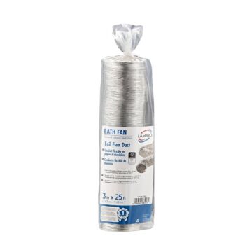 Lambro Aluminum Foil Flex Duct - 3 in. x 25 ft