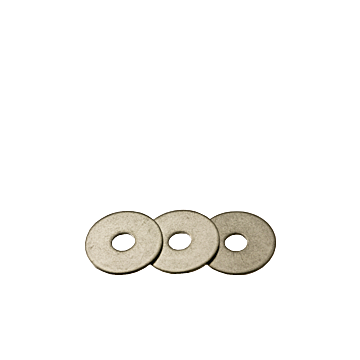 Fender Washer, Zinc Plated, 1/4" Diameter, 1 1/4" Length, CR+3