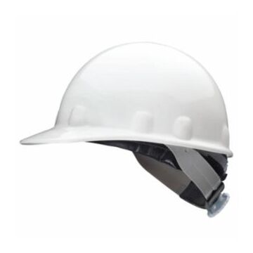 Fibre-Well by Honeywell E2SW01A000 Cap Style Superlectric Thermoplastic White E1 Full Brim Hard Cap