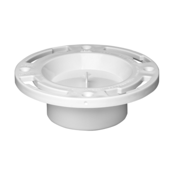 Oatey PVC Closet Flange w/ Plastic Ring and Test Cap - 3 in.