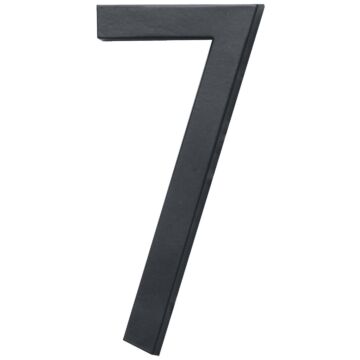 HY-KO Hy-Ko Architectural Series 6 In. Satin Black House Number Seven
