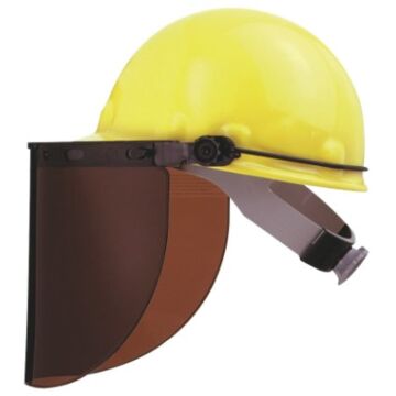 Fibre-Metal® by Honeywell 0.271 in L x 0.196 in W x 0.143 in H Plastic Gray Dielectric Insulating Faceshield Hat Adapter