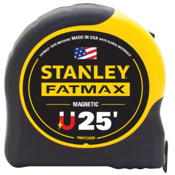Stanley FATMAX Magnetic Measuring Tape - 25 ft
