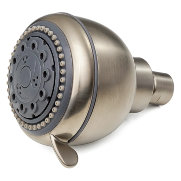 Whedon Products Champagne Massage Brushed Nickel 5 Settings Showerhead 2-1/2 gpm