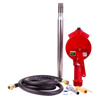 Fill-Rite Rotary Hand-Operated Fuel Transfer Pump w/ Nozzle Spout