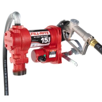 Fill-Rite Fuel Pump 12v 15gpm Manual Nozzl