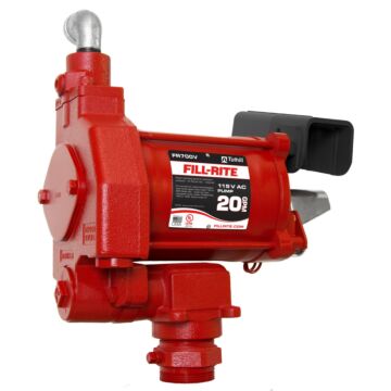 Fill-Rite 115 VAC 20 gpm 1-1/4 in Heavy Duty Fuel Transfer Pump
