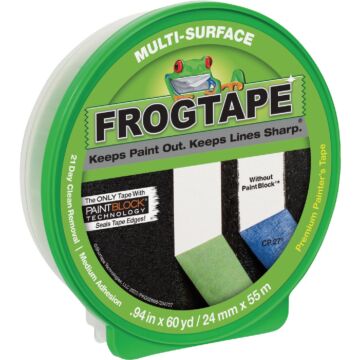 FrogTape 0.94 In. x 60 Yd. Multi-Surface Masking Tape