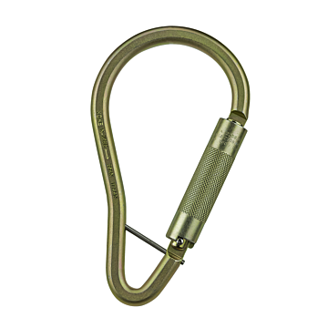 Safewaze Large Steel Carabiner With Captive Pin