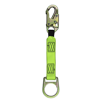 Safewaze 18" Web Extender With D-Ring And Double Locking Snap Hook