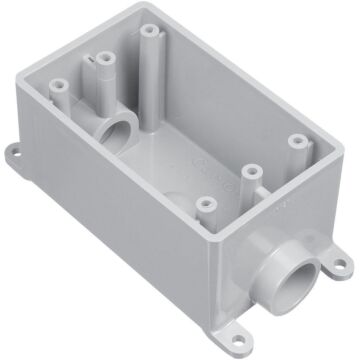 Carlon .5 IN FSC 1-GANG WP BOX - NEW STYLE