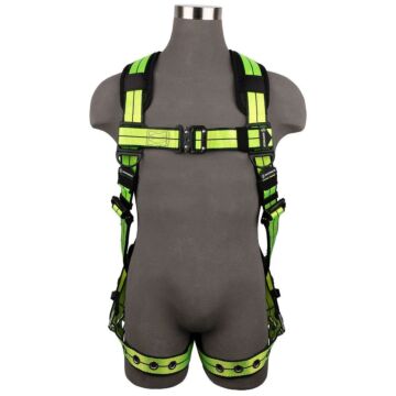 Safewaze Pro+ Full Body Harness: 1D, QC Chest, Tb Legs