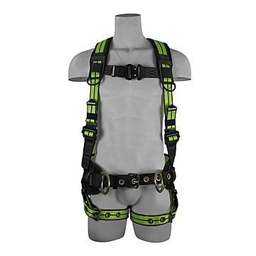 Safewaze FS-FLEX360-2XL 2XL 130-310 lb ANSI/420 lb OSHA BlackConstruction Safety Harness