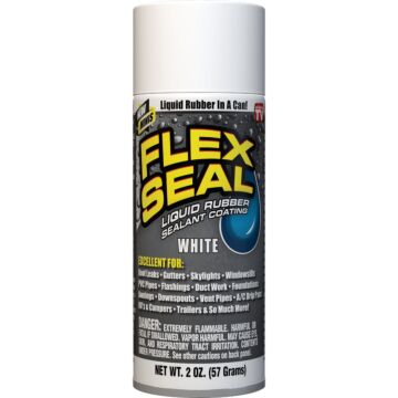 Flex Seal Rubber Sealant Mini Spray (White) 2 oz