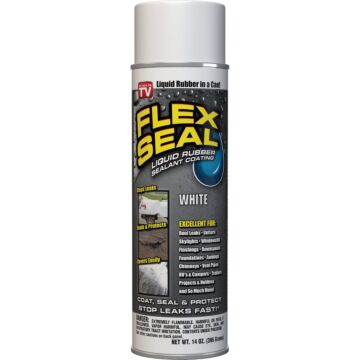 Flex Seal Rubber Sealant Spray (White) 14 oz