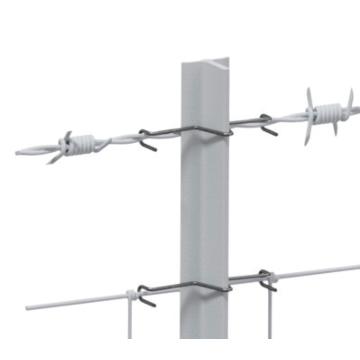 Dare Products LOCKJAWZ SPRING WIRE T-POST CLIP