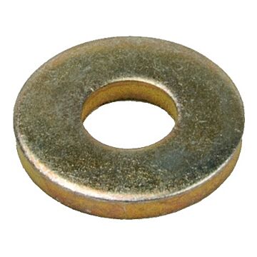 Titan™ 1/2 in Hardened Steel Finish Yellow Zinc Flat Washer