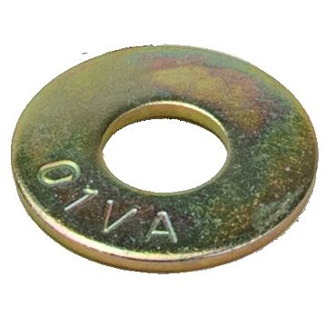 Flat Washer (Yellow Zinc) 1/2 in.