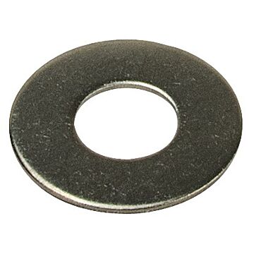 Star Stainless 1/2 in Stainless Steel Finish Plain Flat Washer
