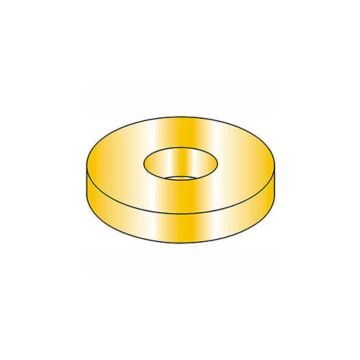 Titan™ #4 Stainless Steel Finish Zinc Plated Flat Washer