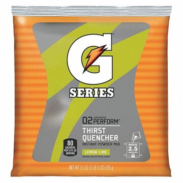 Gatorade® 03969 Lem/Lime 21 oz Pouch Thirst Quencher Instant Powder