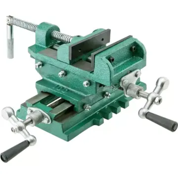 SHOP FOX 5-1/4 in 3-1/2 in 4 in Cross-Sliding Vise