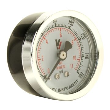 Valley Industries 2 in 0 - 160 psi 1/4 in MNPT Dual Scale Pressure Gauge